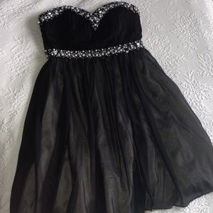Sequin Hearts Strapless Dress | 5